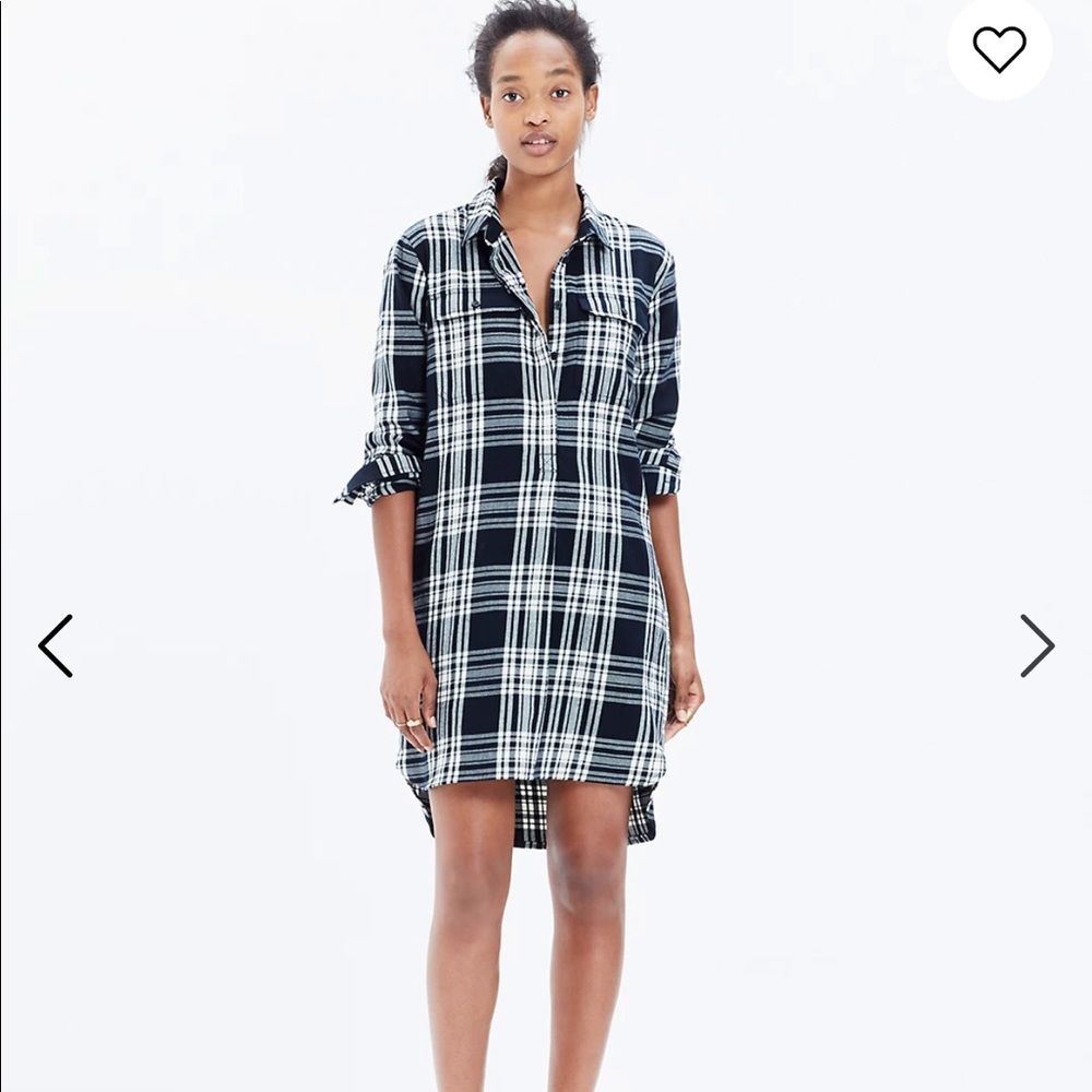 Madewell flannel dress